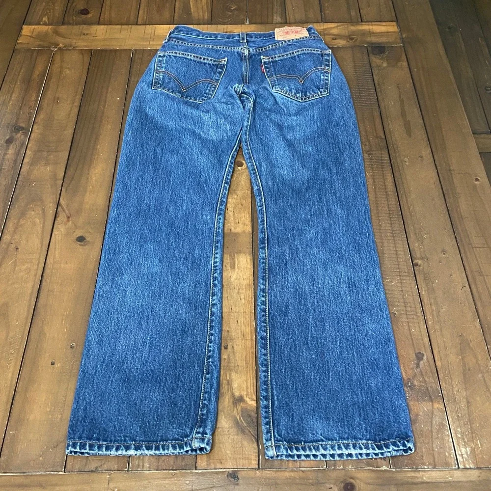 Vintage Levi's 501 XX Jeans W28 L30 Made in Mexico Button Fly 100% Cotton 2006